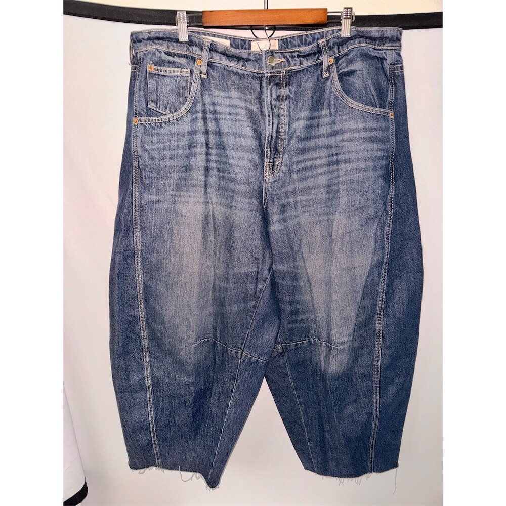 Universal Thread Jeans Womens Size 17R Blue High Rise Curved Leg Ankle